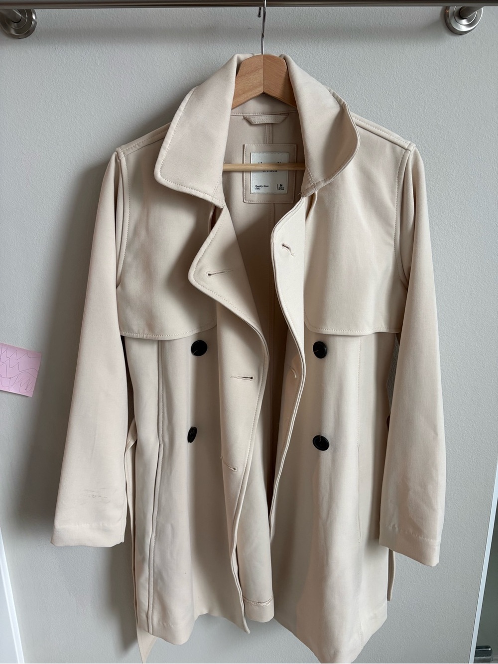 Abercrombie and Fitch Trench Coat for Women - Classic Belted Jacket NWOT